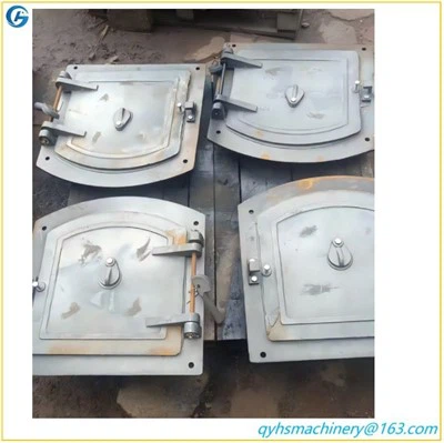 Ofentür und Ofenrahmen