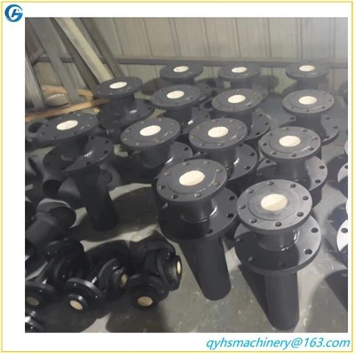 Verschleißfester, mit Keramik ausgekleideter Rohrbogen